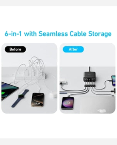Anker 112W 6 Ports Multi-Device GaN Charger