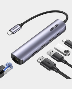Ugreen USB-C 5 in 1 Multifunctional Adapter - Space Gray