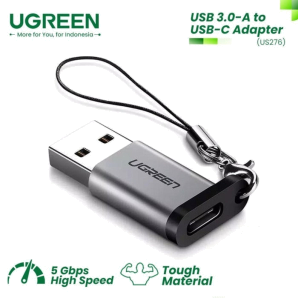 UGREEN USB C (female) - USB (male) adapter US276 USB 5Gb/s - gray