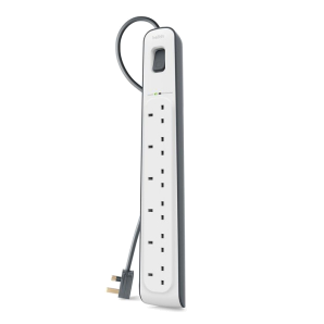 Belkin 6-outlet 2M Power Cord Surge Protection Extension
