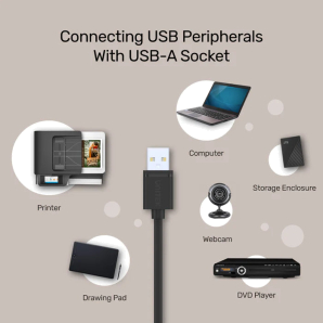 Unitek USB 2.0 USB-A (M) to USB-A (M) Data Cable
