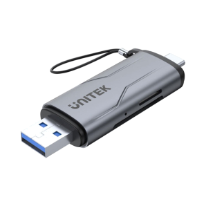 Unitek R1010A 2-in-1 SD 3.0 Dual Type-A/C Connector Card Reader