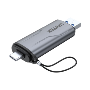 Unitek R1010A 2-in-1 SD 3.0 Dual Type-A/C Connector Card Reader