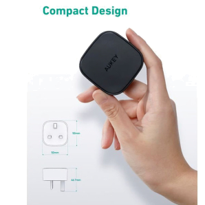 Aukey PA-Y25 USB Type-C Charger Black