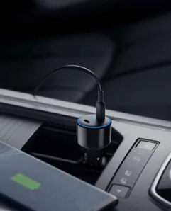 Anker A2725H11 Power Drive + III Duo 48W Car Charger With 2 USB-C Power IQ 3.0 Ports  Black