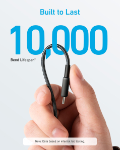 Anker 322 USB-C to USB-C Nylon Cable (1.8m/6ft) -Black