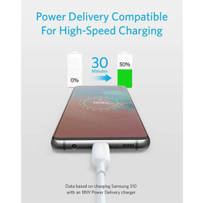 Anker PowerLine III USB-C to USB-C Cable  White