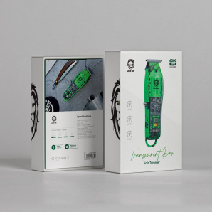 Green Lion Transparent Pro Hair Trimmer 6000RPM 1400mAh  Green