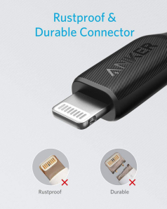 Anker PowerLine III USB-C to Lightning Cable (1.8m/6ft)  Black