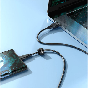AceFast C3-09 USB-A to Micro-USB Charging Data Cable  Black