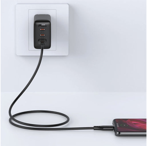 AceFast C3-09 USB-A to Micro-USB Charging Data Cable  Black