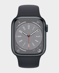 Apple Watch Series 8 GPS 41mm Midnight Aluminum Case with Midnight Sport Band