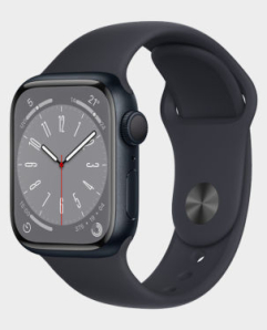 Apple Watch Series 8 GPS 41mm Midnight Aluminum Case with Midnight Sport Band